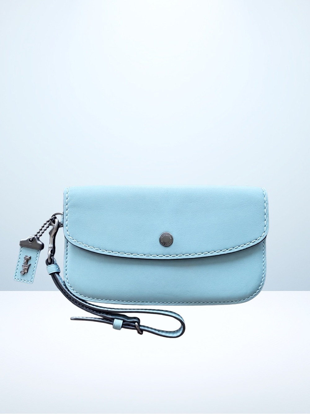 Coach 1941 Blue Clutch Wristlet